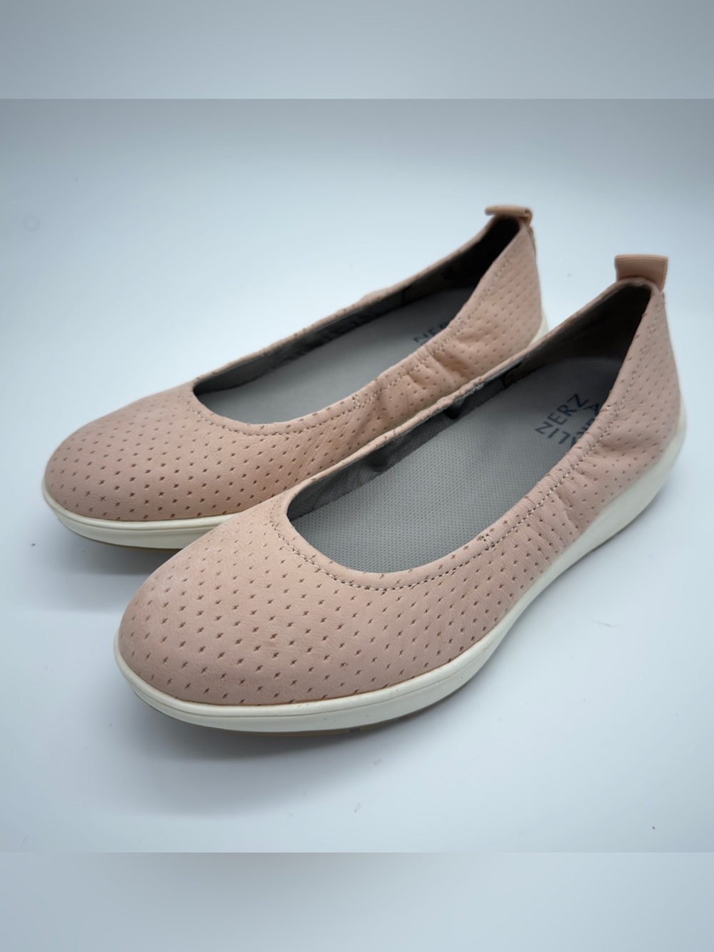 Naturalizer Blush Perforated Slip-On Ballet Flats